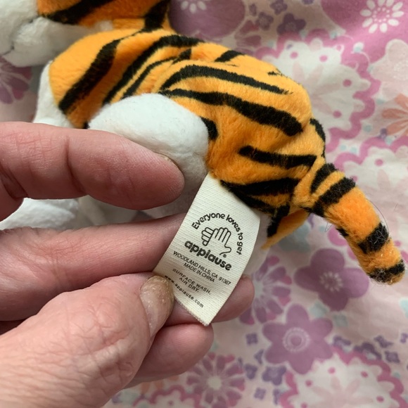 Vintage Hush Puppy beanie baby tiger Winnie dog - Picture 5 of 6